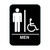 Cal-Royal - BL-MH68 - Men's Handicap Restroom Sign