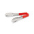 4780640 - Vollrath - 6 in Stainless Steel Red Handle Tongs