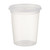 Karat - FP-IMDC32-PP - 32 oz Clear Poly Deli Containers with LDPE Lid