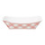 SQP - 8706 - 1/4 lb Red Plaid School Tray - 1000 per case