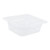 62CW135 - Cambro - 1/6 Size 2 1/2 in Clear Camwear® Food Pan