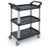Vollrath - 97006 - 33 in x 16 13/16 in 3-Tier Black Utility Cart