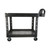 FG452088BLA - Rubbermaid - 45 1/4 in x 25 7/8 in 2-Tier Black Utility Cart