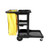 FG617388BLA - Rubbermaid - Black Janitorial Cart