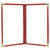 3971REDGLD - KNG - 8 1/2 in x 14 in Double Red and Gold Menu Cover 3971REDGLD - KNG - 8 1/2 in x 14 in Double Red and Gold Menu Cover