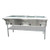ST-240/4 - Adcraft - 63 3/4 in Four Well Hot Steam Table