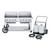 Crown Verity - CV-MCC-60WGP - 58 in X 21 in Mobile Propane Grill