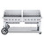 CV-RCB-72WGP-SI-BULK - Crown Verity - 72 in Pro Series LP Outdoor Grill W/ Windguards