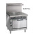IHR-2FT-C - Imperial - 36 in 2 French Top Diamond Series Gas Range w/ Convection Oven