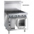 IHR-6-XB - Imperial - 36 in 6-Burner Diamond Series Gas Range w/ Cabinet Base
