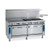IR-4-G48 - Imperial - 72 in 4-Burner Gas Range w/ Griddle and Standard Ovens