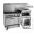 IR-6-RG24-XB - Imperial - 60 in 6-Burner Gas Range w/ Raised Griddle, Standard Oven and Cabinet Base