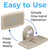 Koala Kare - KB300-00 - Cream Horizontal Mount Baby Changing Station