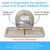 Koala Kare - KB300-00 - Cream Horizontal Mount Baby Changing Station