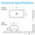Koala Kare - KB300-00 - Cream Horizontal Mount Baby Changing Station