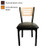 SL2150-5-CH-WINE - Oak Street Mfg - 5-Line Cherry Wood Back Chair w/Wine Vinyl Seat