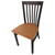 SL4279-NT - Oak Street Mfg - Jailhouse Chair w/Natural Wood Seat