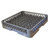 Omcan - 33871 - Peg Dish Rack with Open Sides