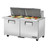 TSSU-60-24M-B-ST-HC - True - 60 in Mega Top 2-Door Sandwich Prep Table