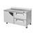 TWR-60SD-D2-N - Turbo Air - 60 in 2 Drawer 1 Door Super Deluxe Worktop Refrigerator
