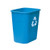 Winco - PWR-28L - 28 qt Blue Recycle Can