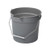 Winco - UPP-10G - 10 qt Gray Utility Pail