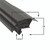 8143033 - Mavrik - 24 7/8 in x 25 5/8 4-Sided Black PVC Gasket