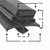 8146511 - Mavrik - 26 in x 29 1/2 in 4 Sided Black PVC Gasket