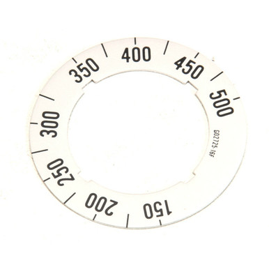 DIAL INSERT 150-500 4 WAY Garland 1314116 G02725-16 DIAL INSERT 150-500 4 WAY Garland 1314116 G02725-16