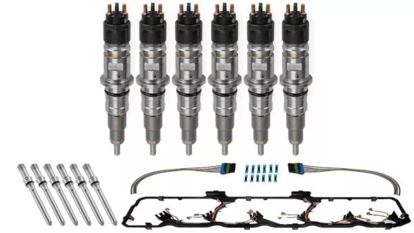 2007-2012 Dodge Ram Cummins 6.7 New Fuel Injectors, Tubes, and Gasket