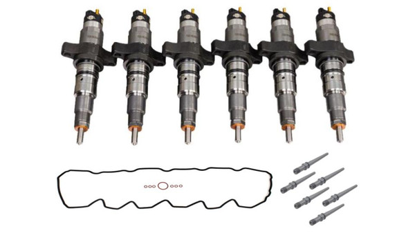 2003-04 Dodge Ram Cummins 5.9 New Fuel Injectors Tubes Valve Cover Gasket