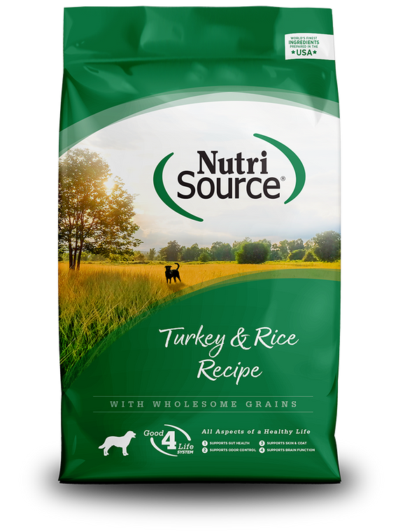 NUTRISOURCE TURKEY & RICE 15#