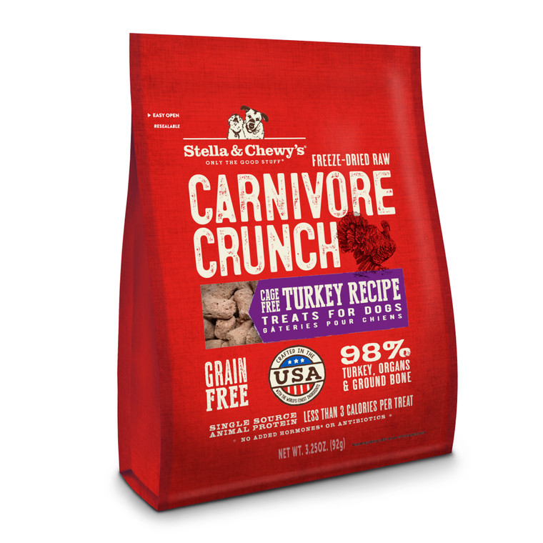 S&C CARNIVORE CRUNCH TURKEY 3.25OZ