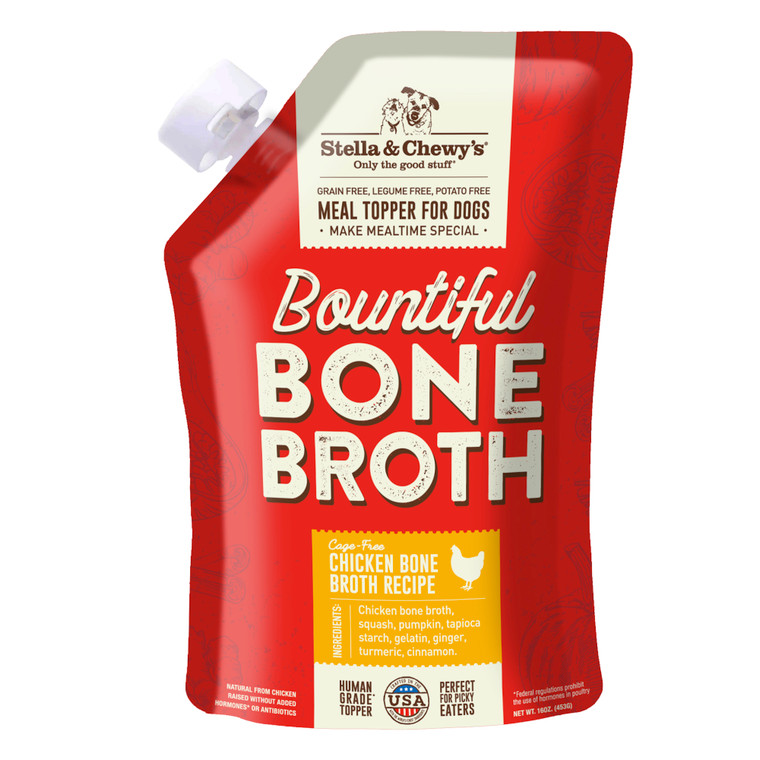 S&C CHICKEN BONE BROTH POUCH 16OZ