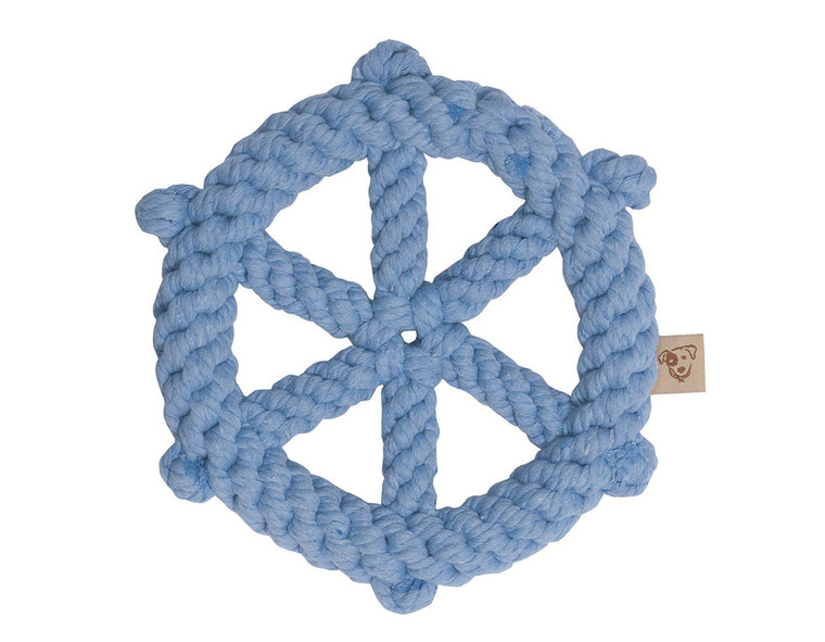 J&B WHEEL BLUE ROPE TOY