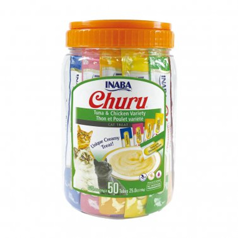INABA CHURU CAT TUNA&CHK VARIETY TUB 50/.5Z