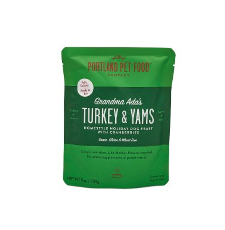 PORTLAND PET FOOD TURKEY & YAMS 9OZ SINGLE