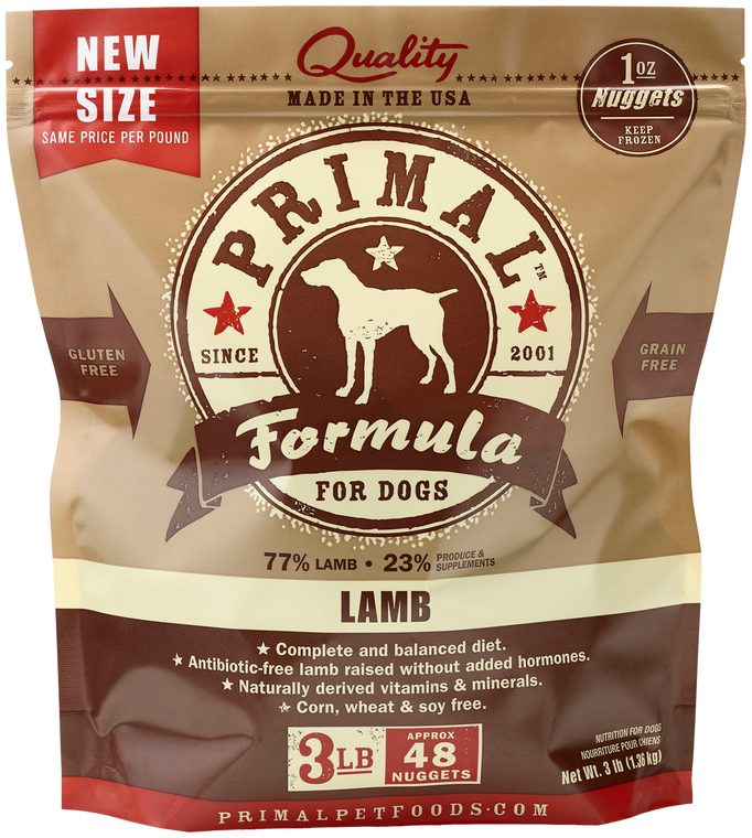 PRIMAL RAW LAMB 3#