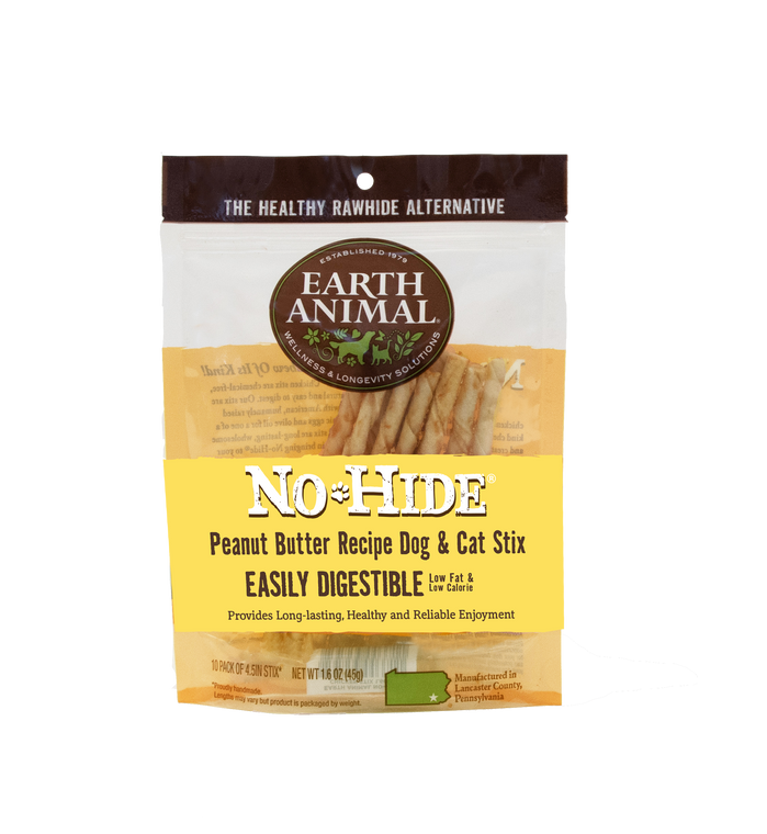 EARTH ANIMAL NO HIDE PB STIX 10PK