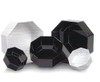Octagonal Bowl 230 x 100 Deep Black