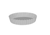 Cake Pan Round Fluted Loose Base 250mm x 47mm Deep