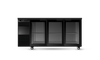Skope BB.3.GSW.Tr BackBar 3 Glass Swing Door Fridge - Tropical Remote - Stainless Steel - Special Order
