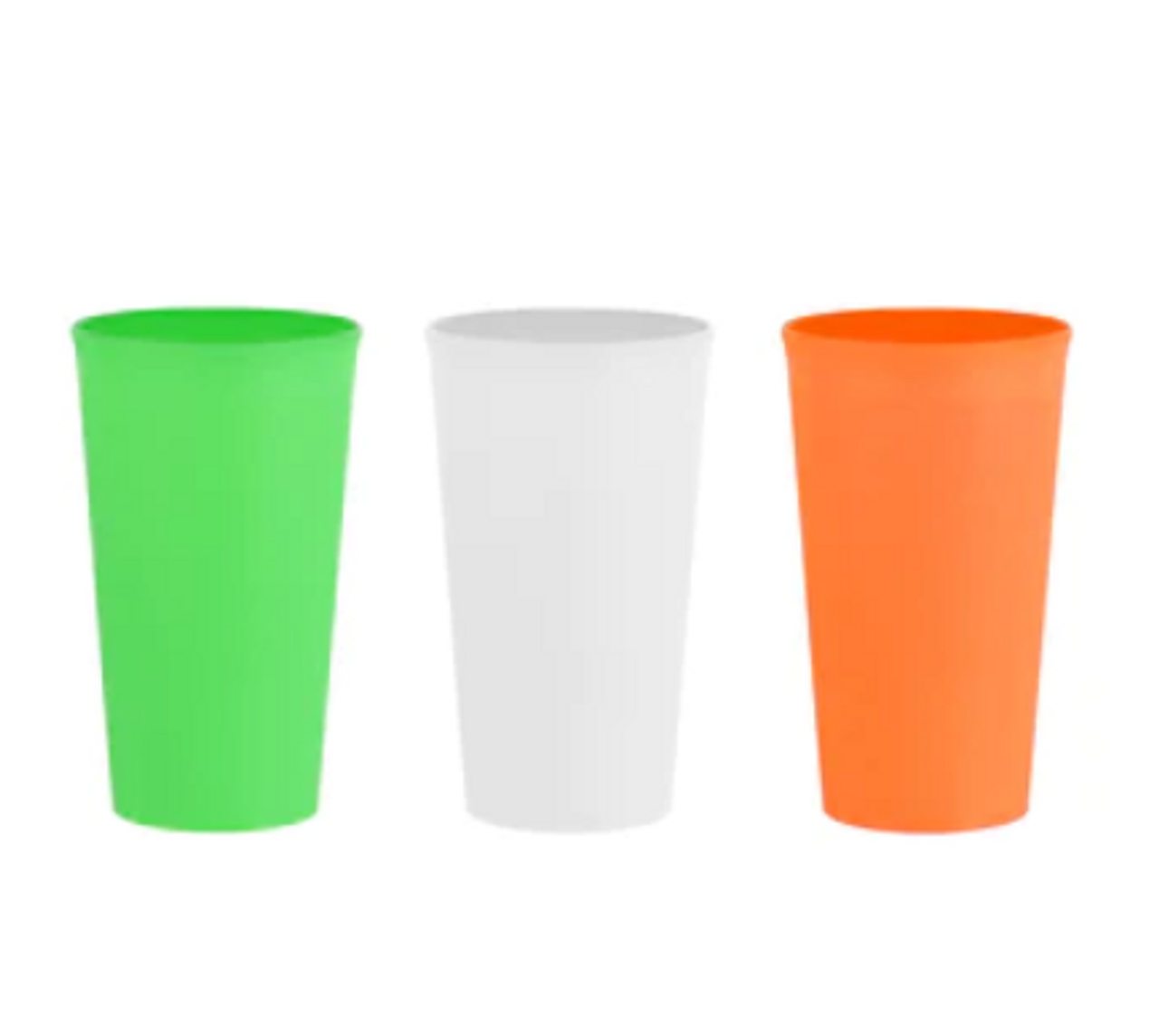 Milk Shake Cup Polyprop Assorted Colour