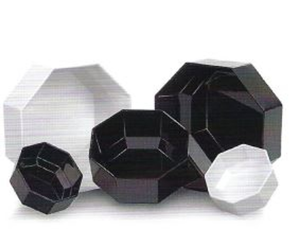 Octagonal Bowl 230 x 100 Deep Black