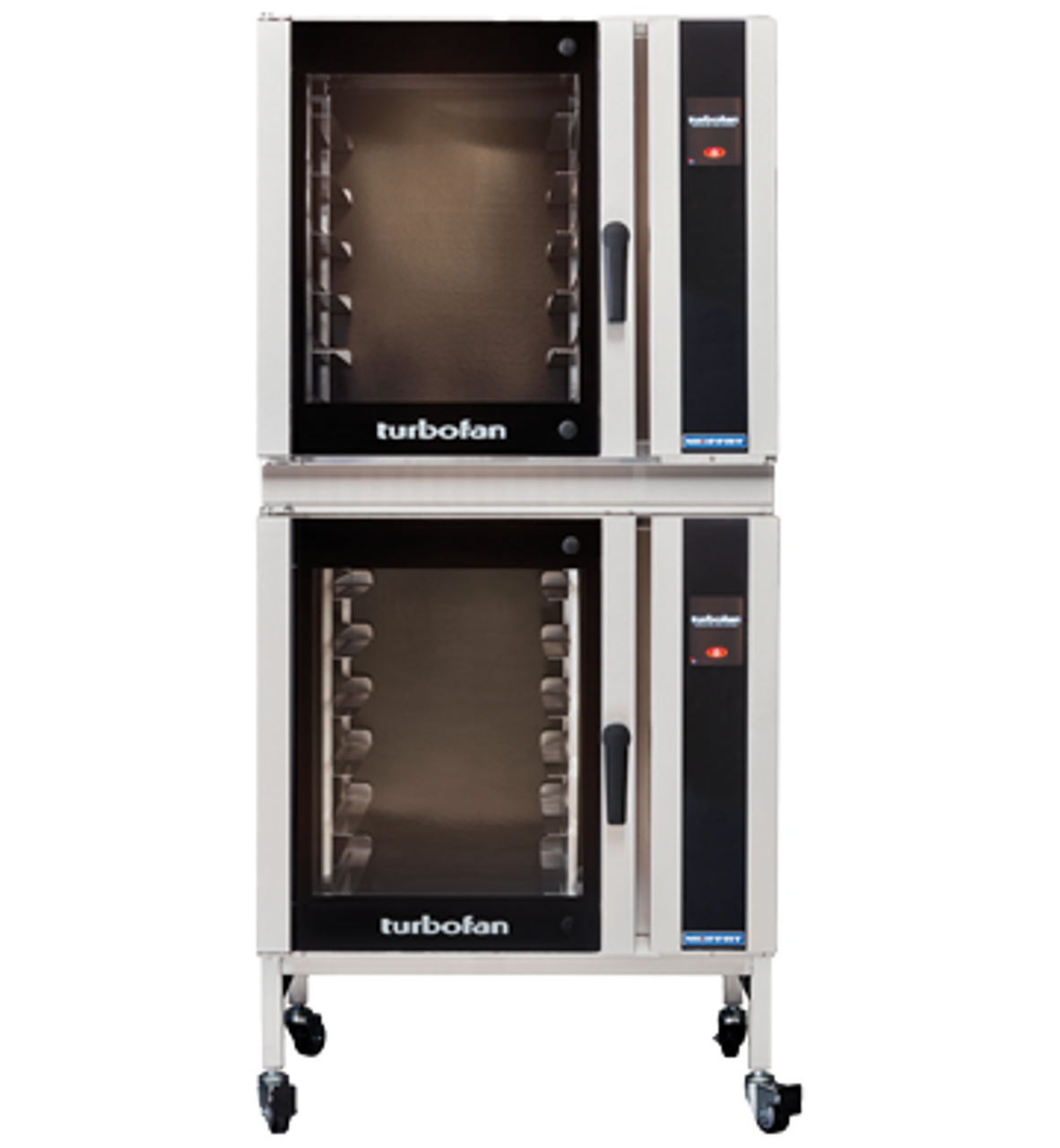 Turbofan E35T6-30/2 - Full Size Electric Convection Oven Touch Screen Control with Adjustable Feet Base Stand Double Stacked
