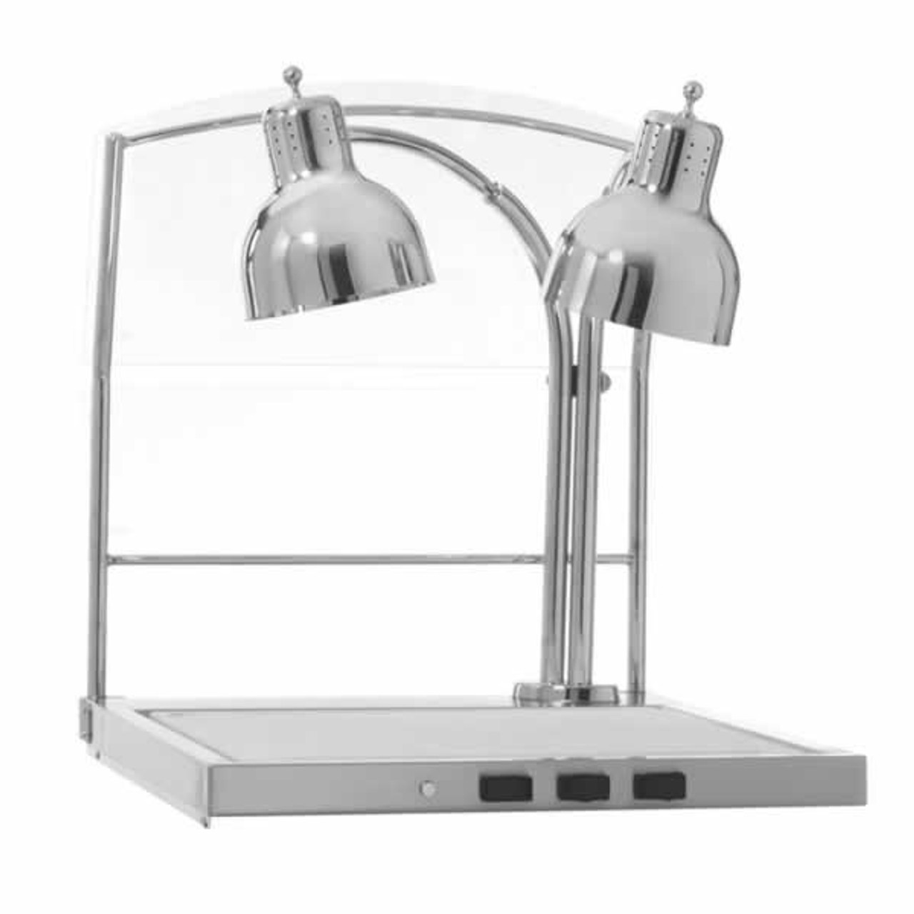 Alto Shaam Cs-200 Halo Heat 2 Lamp Carving Station W Sneeze Guard