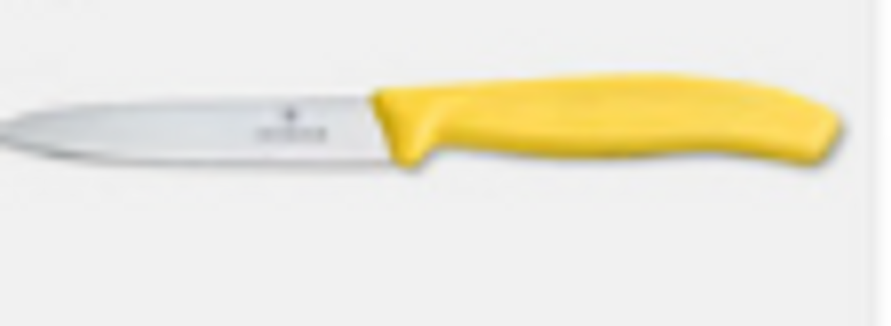 Victorinox Paring Knife 10cm Straight Yellow Handle
