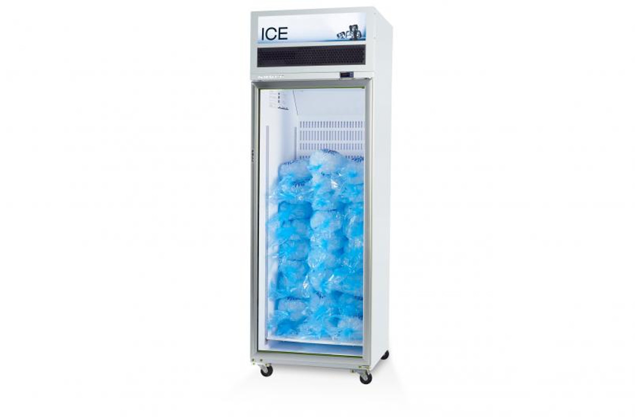 VF650X-Ice 1 Glass or Solid Door Top Mount Ice Freezer - Black
