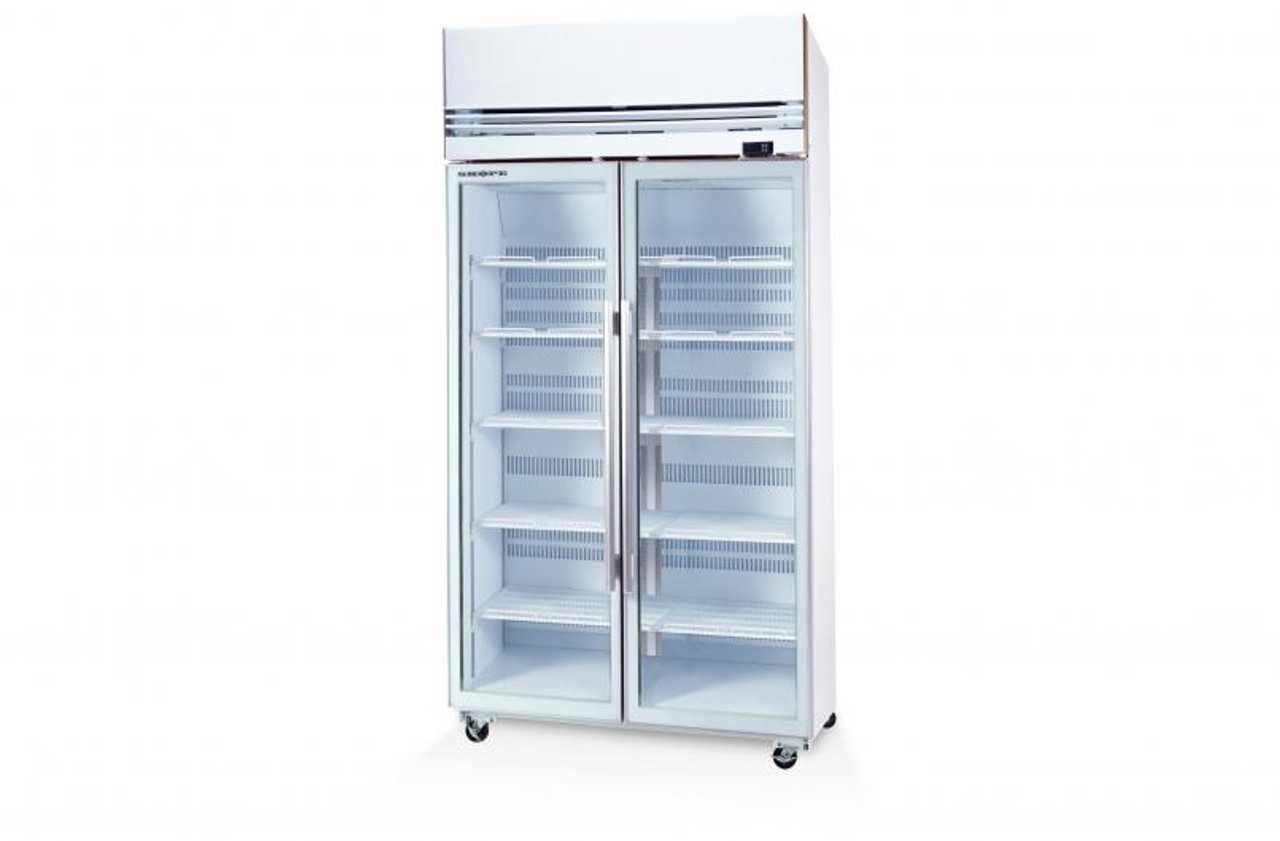 VF1000X 2 Glass or Solid Door Top Mount Freezer - Black
