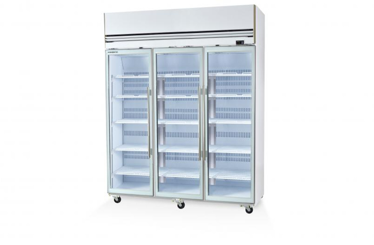 VF1500Xr 3 Glass or Solid Door Top Mount Freezer Remote - Stainless Steel